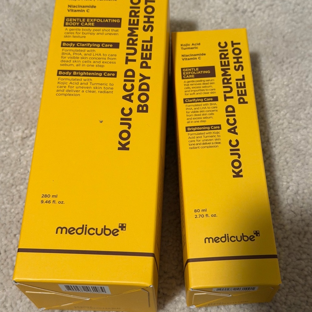Medicube Yellow Kojic Acid Turmeric Body Peel Shot